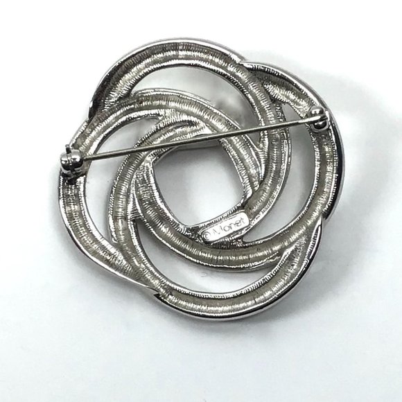 Vintage Taxco 925 Sterling Silver Thin Bangle Bracelet Monet Swirl Pin Lot - Picture 3 of 9